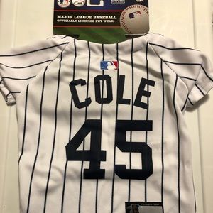 Gerrit Cole #45 MLBPA New York Yankees Dog Jersey